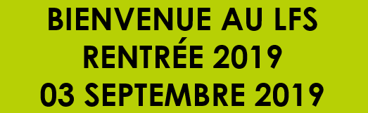 Bienvenue au LFS