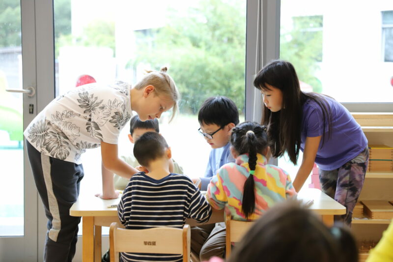 Students education in Shanghai